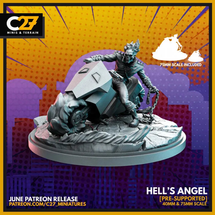 Hell’s Angel | Heroes | Sci-Fi Miniature | C27 Studio