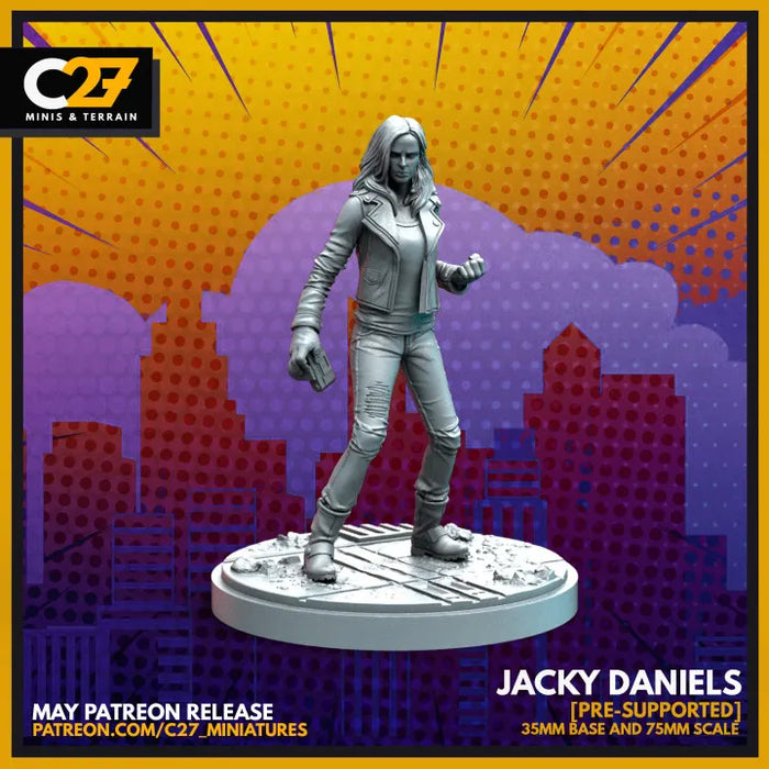 Jacky Daniels | Heroes | Sci-Fi Miniature | C27 Studio