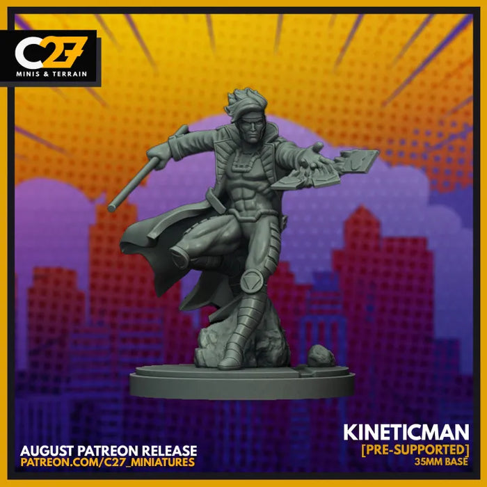Kinetic Man | Heroes | Sci-Fi Miniature | C27 Studio