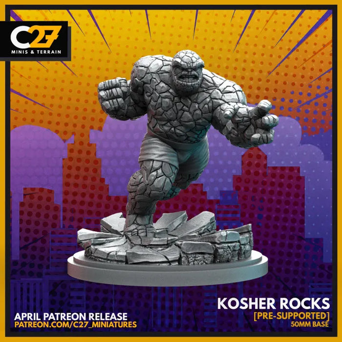 Kosher Rocks | Heroes | Sci-Fi Miniature | C27 Studio