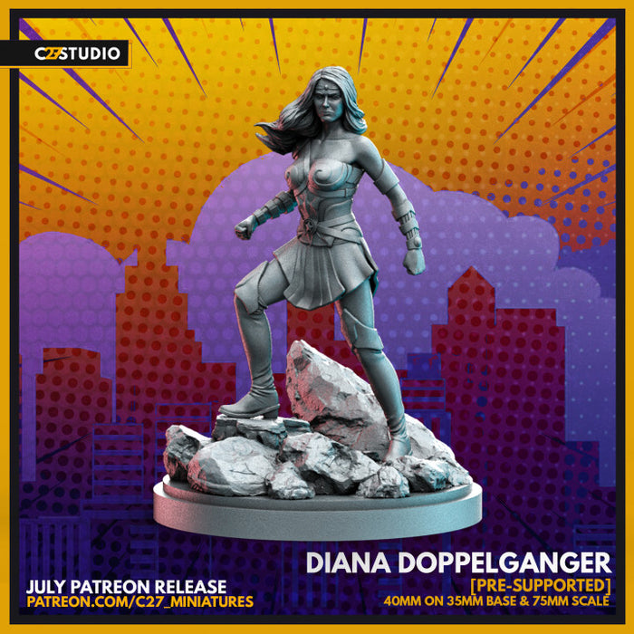 Diana Doppelganger | Heroes | Sci-Fi Miniature | C27 Studio