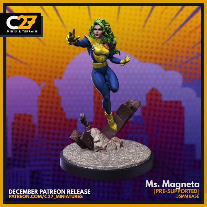 Ms. Magneta | Heroes | Sci-Fi Miniature | C27 Studio