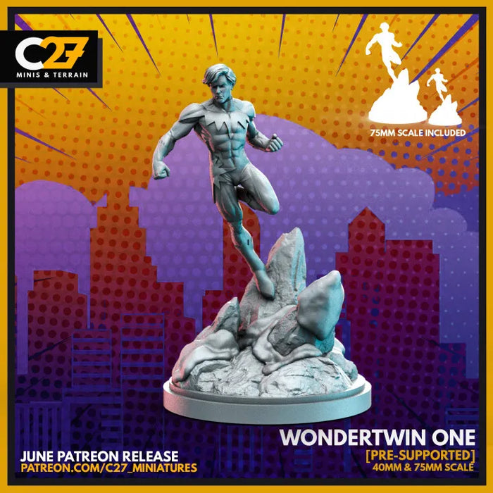 Wonder Twin One | Heroes | Sci-Fi Miniature | C27 Studio