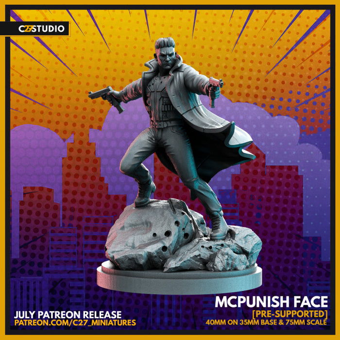 McPunish Face | Heroes | Sci-Fi Miniature | C27 Studio