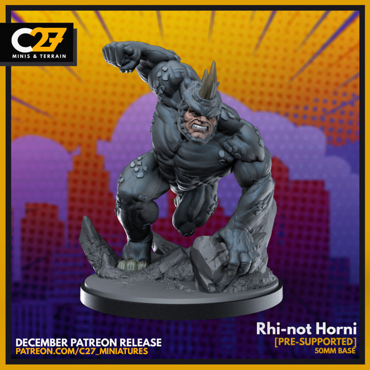 Rhi-Not Horny | Heroes | Sci-Fi Miniature | C27 Studio