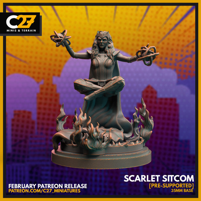 Scarlet Sitcom | Heroes | Sci-Fi Miniature | C27 Studio