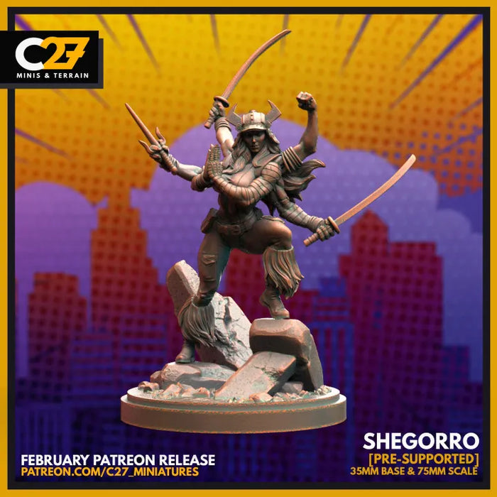 She-Gorro | Heroes | Sci-Fi Miniature | C27 Studio