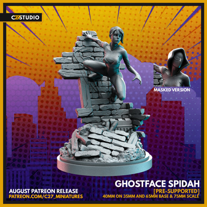 Ghostface Spidah w/o Mask | Heroes | Sci-Fi Miniature | C27 Studio