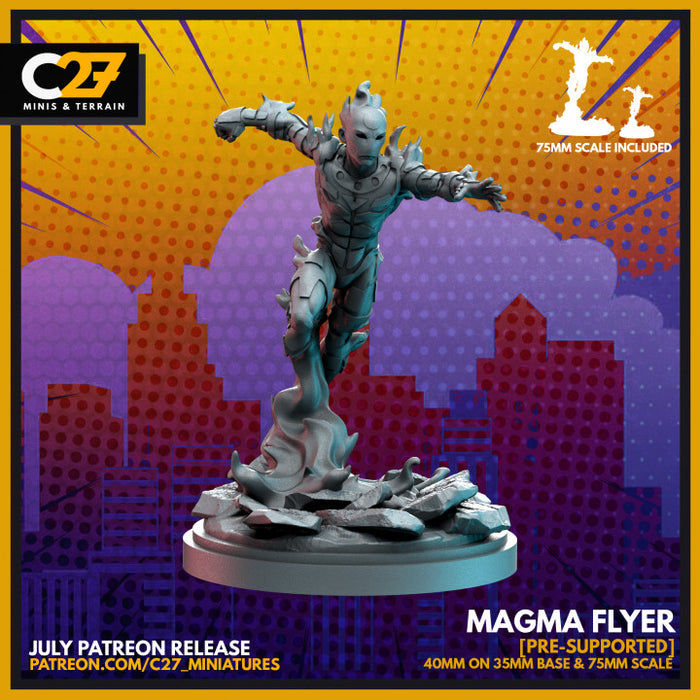 Magma Flyer | Heroes | Sci-Fi Miniature | C27 Studio