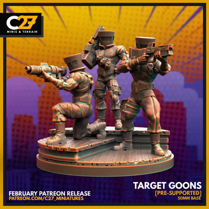 Target Goons | Heroes | Sci-Fi Miniature | C27 Studio