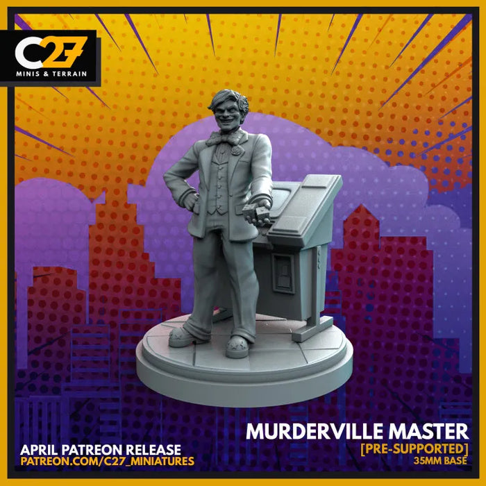 Muderville Master | Heroes | Sci-Fi Miniature | C27 Studio