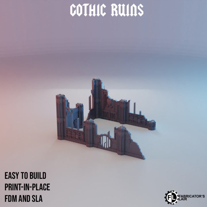 Gothic Ruins Set 1 | Gothic Sector Templaris | Fabricators Lair