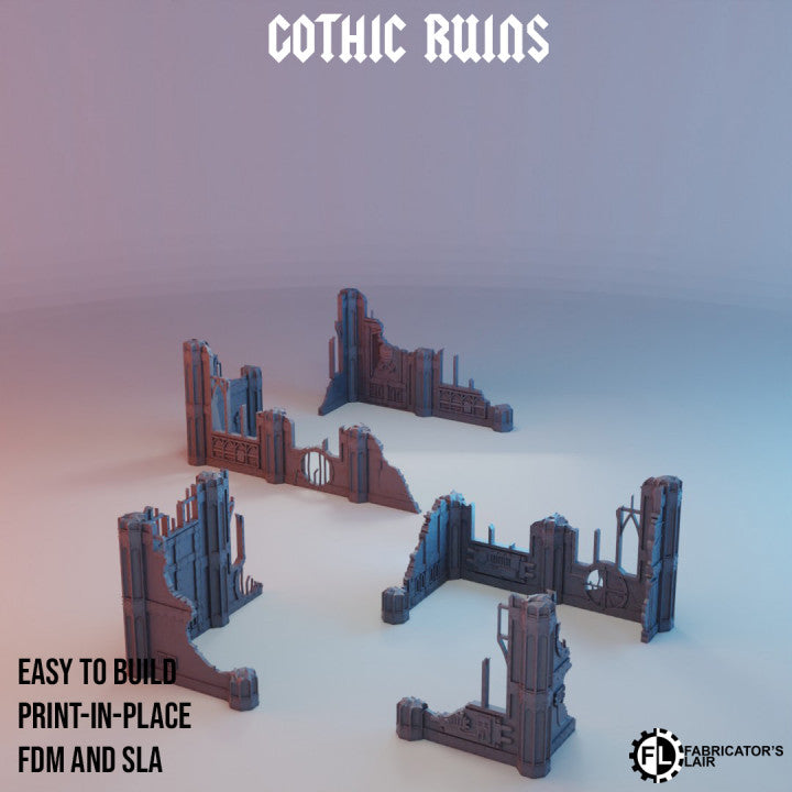 Gothic Ruins Set 1 | Gothic Sector Templaris | Fabricators Lair