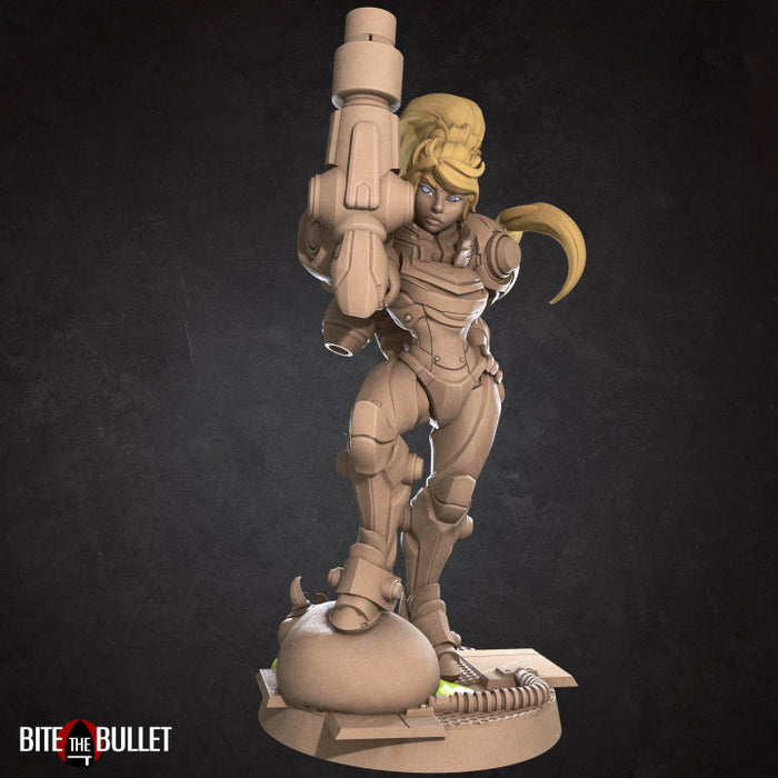 Bounty Hunter B | Warforged | Fantasy Miniature | Bite the Bullet