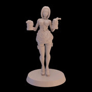 Fantasy Tavern bartender and waitress