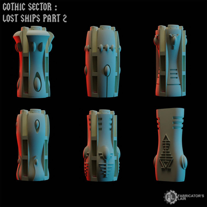Space Elves Worldship | Gothic Sector Lost Ships Modular Terrain | Fabricators Lair