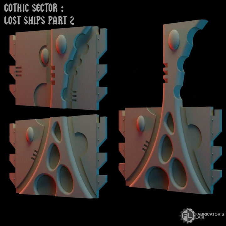 Space Elves Worldship | Gothic Sector Lost Ships Modular Terrain | Fabricators Lair