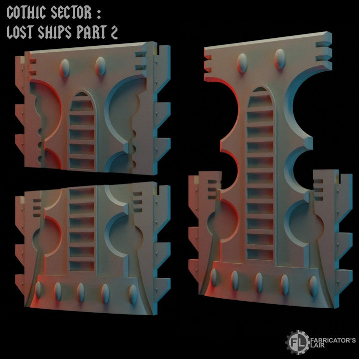 Space Elves Worldship | Gothic Sector Lost Ships Modular Terrain | Fabricators Lair