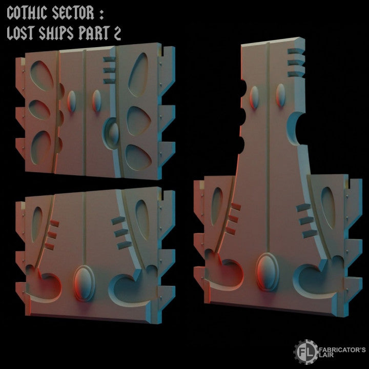 Space Elves Worldship | Gothic Sector Lost Ships Modular Terrain | Fabricators Lair