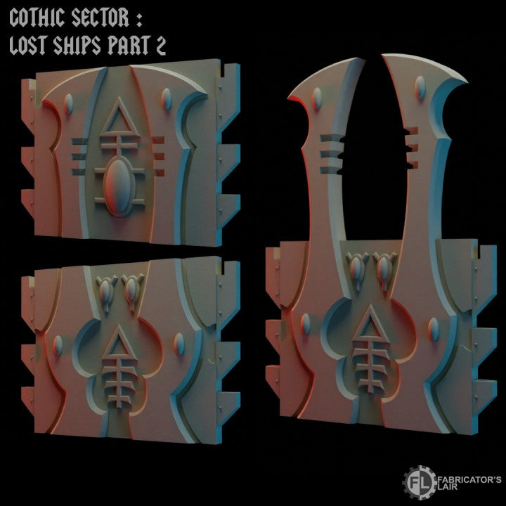 Space Elves Worldship | Gothic Sector Lost Ships Modular Terrain | Fabricators Lair