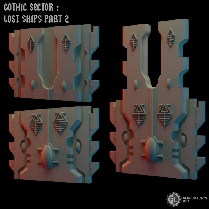 Space Elves Worldship | Gothic Sector Lost Ships Modular Terrain | Fabricators Lair