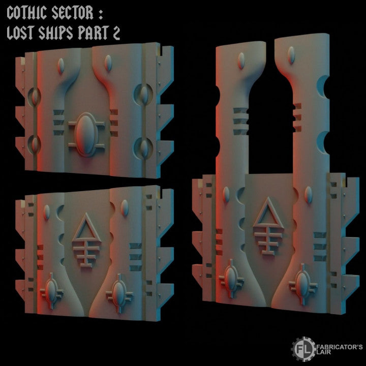 Space Elves Worldship | Gothic Sector Lost Ships Modular Terrain | Fabricators Lair