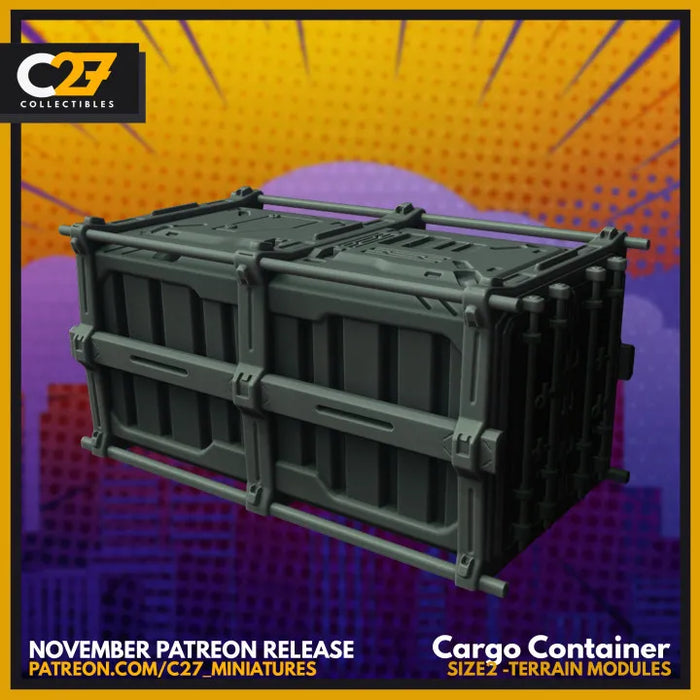 Promised Asteroid Cargo Container | Terrain | Sci-Fi Miniature | C27 Studio