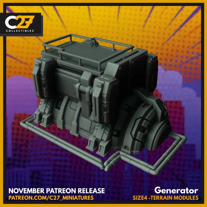 Promised Asteroid Generator | Terrain | Sci-Fi Miniature | C27 Studio