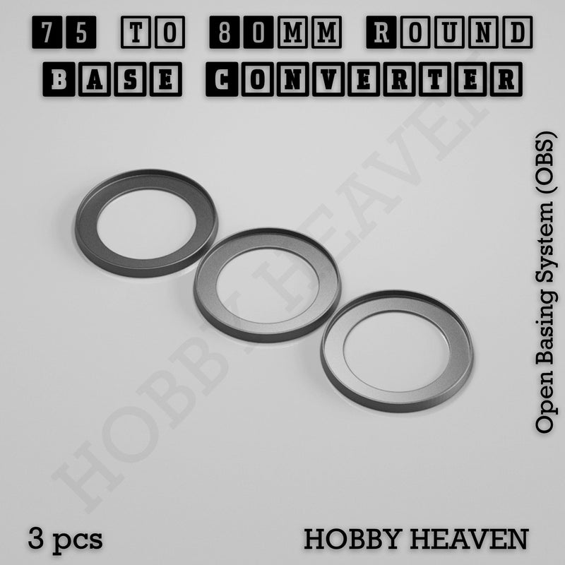 Round to Round Base Converters 3D Print Full Range