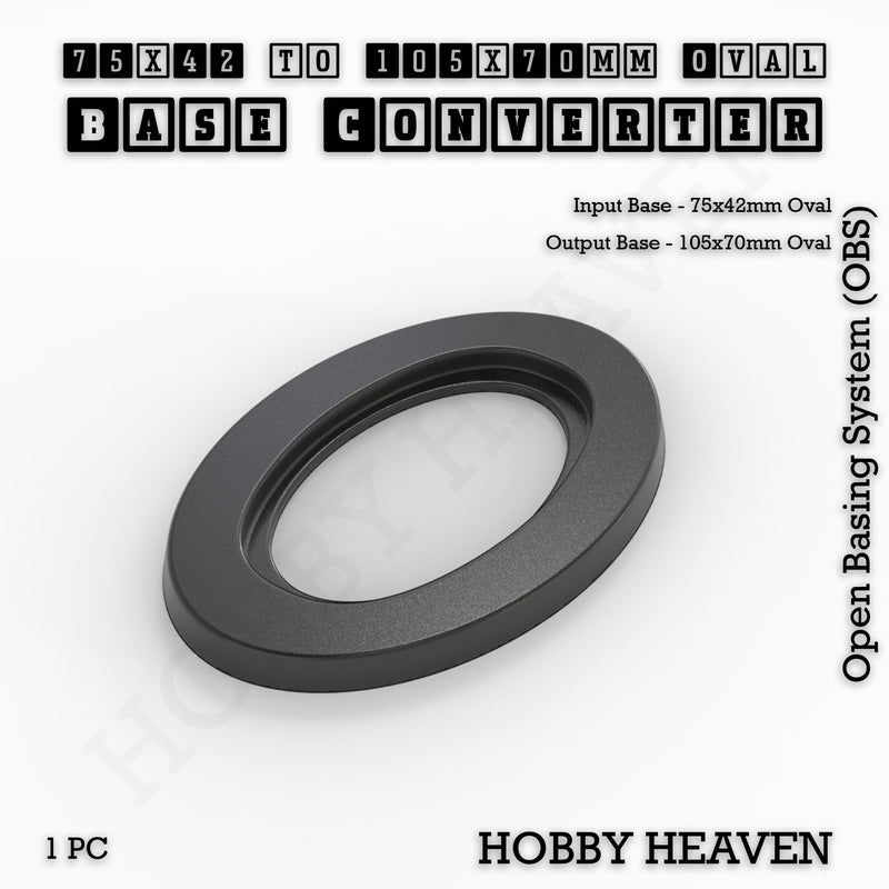 Oval To Oval Bases Size Converters 3d Print Full Range