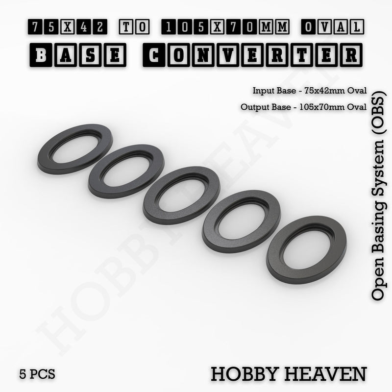 Oval To Oval Bases Size Converters 3d Print Full Range