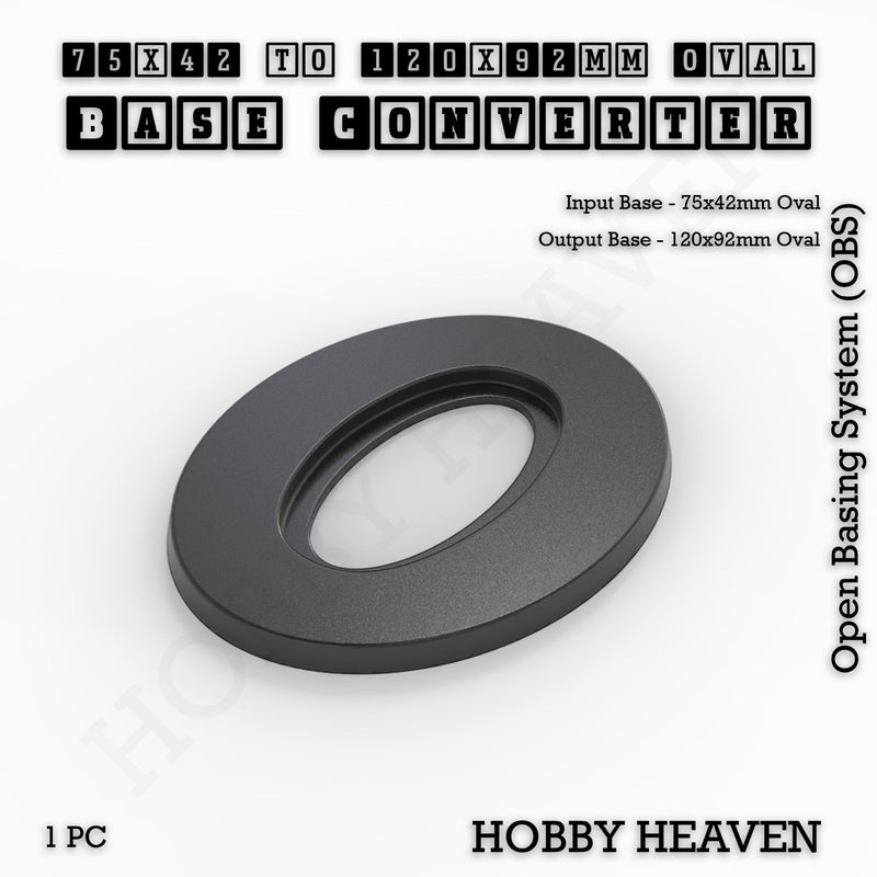 Oval To Oval Bases Size Converters 3d Print Full Range