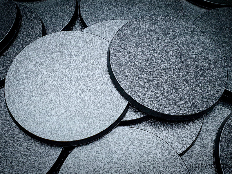 80mm Round Plain Plastic Bases