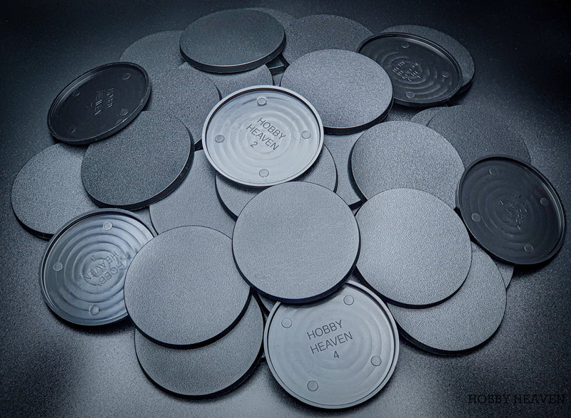 80mm Round Plain Plastic Bases