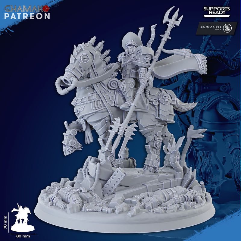 Trencher Lord Otto Von Zeppelin | Imperial Soldiers | Grimdark Proxy Miniature | Ghamak
