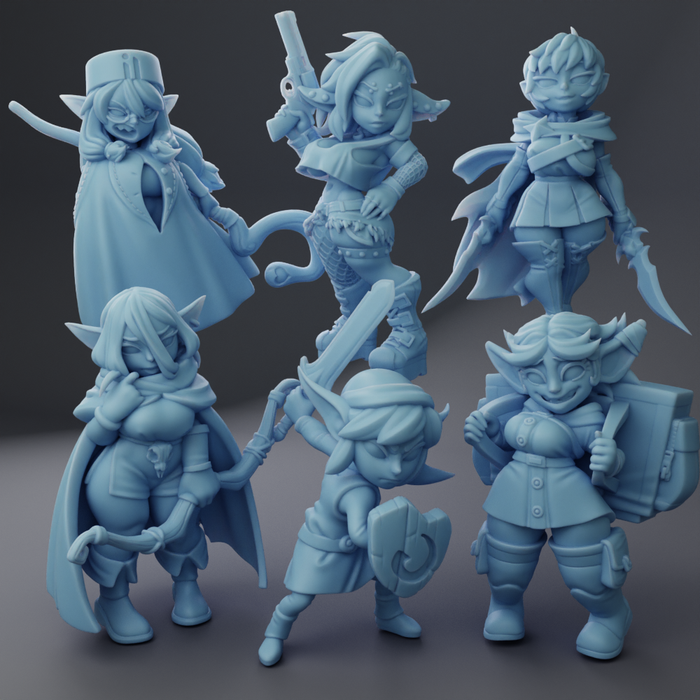 Goblin Party Miniatures | Fantasy Miniature | Twin Goddess Miniatures