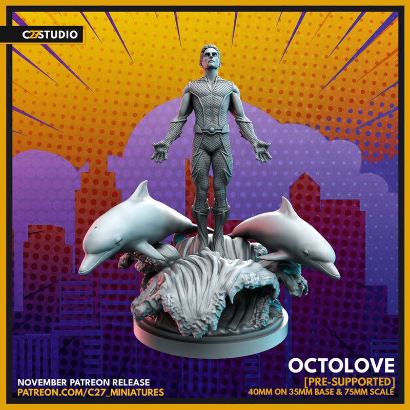 Octolove | Heroes | Sci-Fi Miniature | C27 Studio