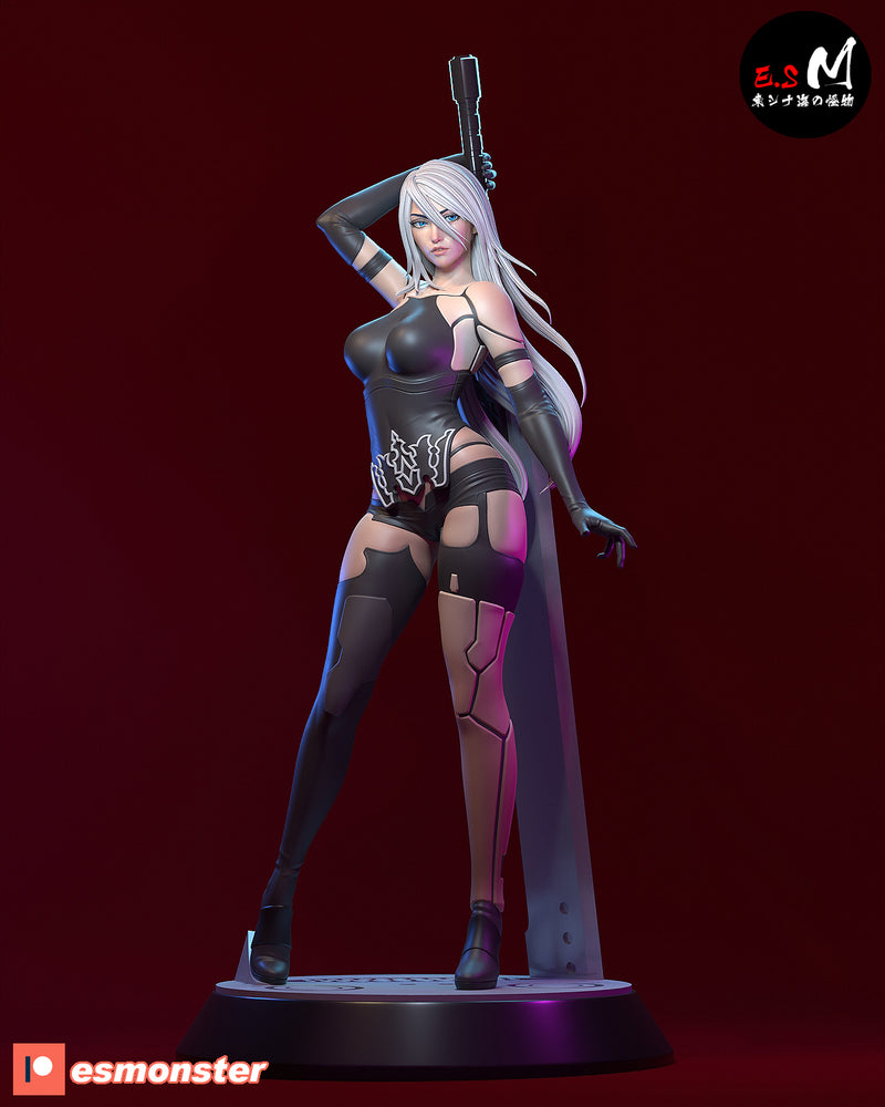 A2 | Pin-Up Statue Fan Art Miniature Unpainted | E.S Monster