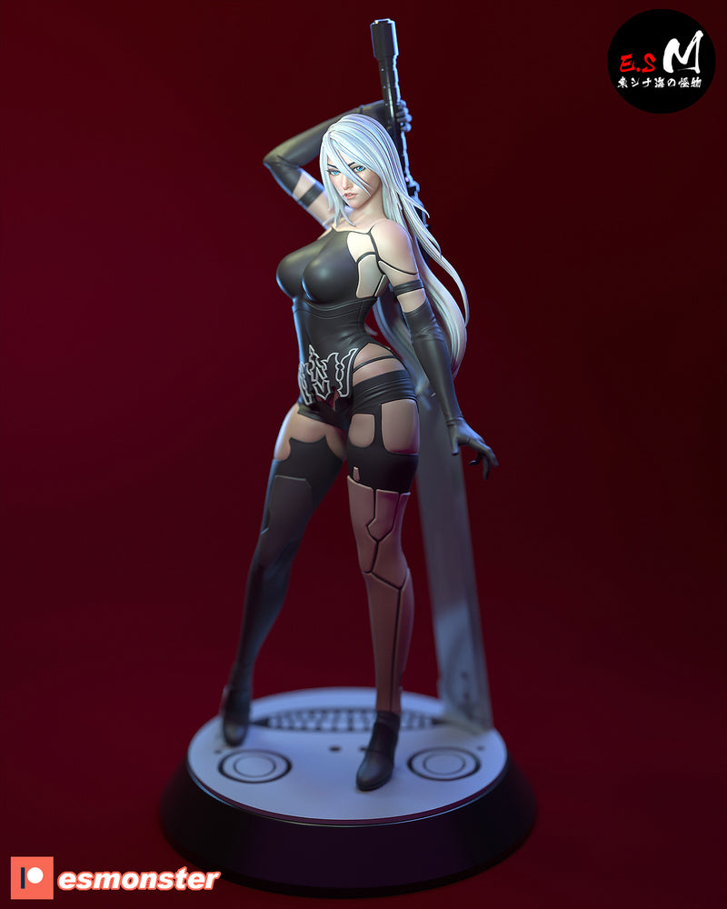 A2 | Pin-Up Statue Fan Art Miniature Unpainted | E.S Monster