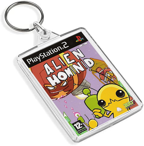 Retro Gaming Box Art Keyring - Gen VI P2 Console Style (Titles A-G)
