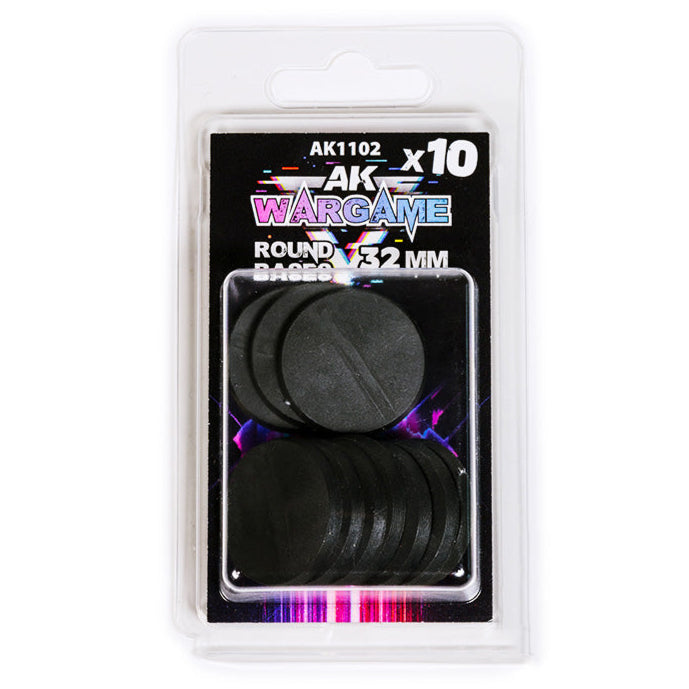 AK Interactive - Round Bases 32mm X 10 (AK1102)