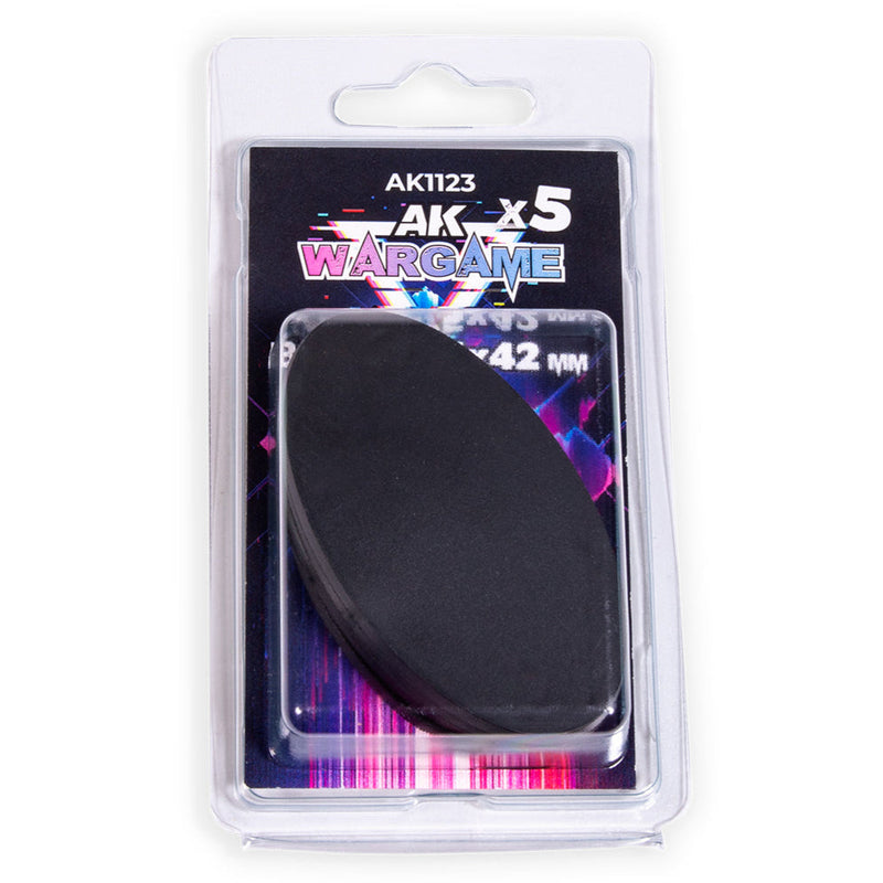 AK Interactive - Oval Bases 75x42mm x 5