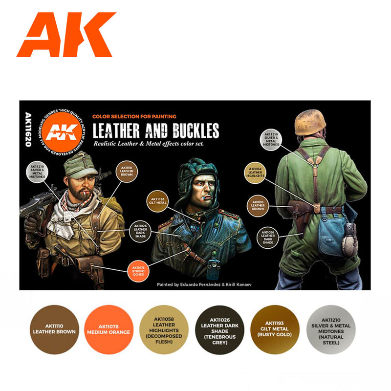AK Interactive - Leather and Buckles 3G (AK11620)