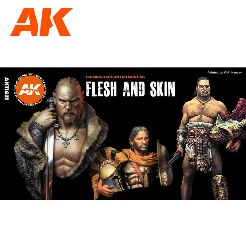 AK Interactive - Flesh and Skin Colors 3G (AK11621)