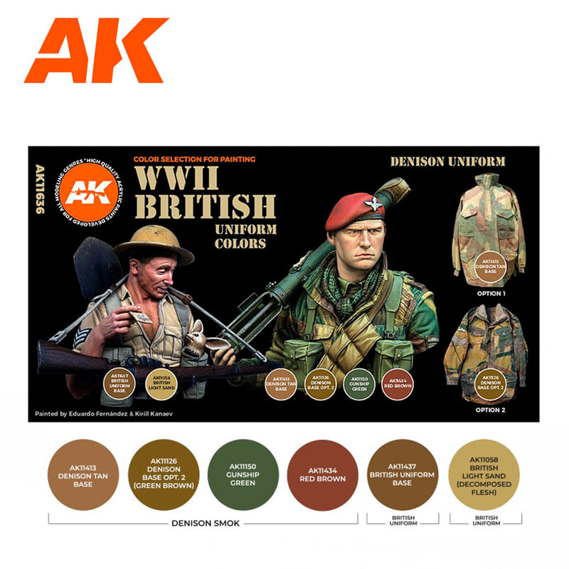 AK Interactive - WWII British Uniform Colors 3G (AK11636)
