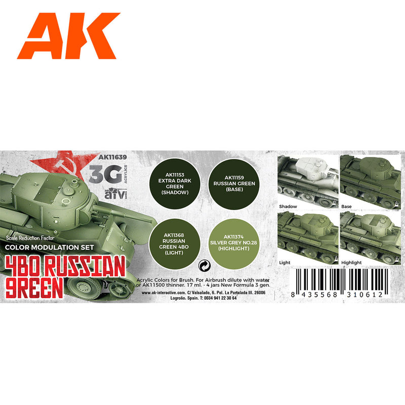 AK Interactive - Modulation 4BO Russian Green 3G (AK11639)