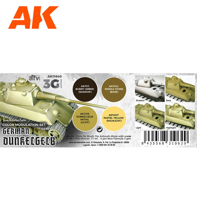 AK Interactive - Modulation German Dunkelgelb 3G (AK11640)