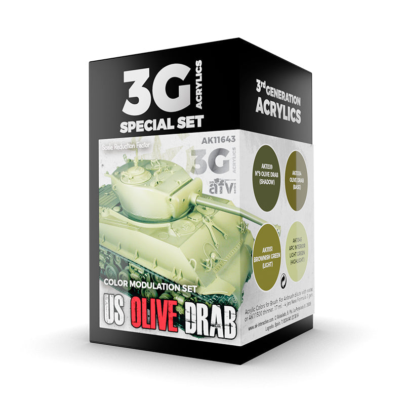 AK Interactive - Modulation US Olive Drab 3G (AK11643)