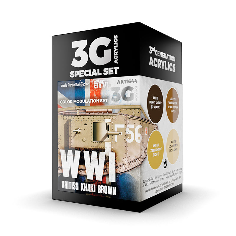 AK Interactive - Modulation WWI British Colors 3G (AK11644)