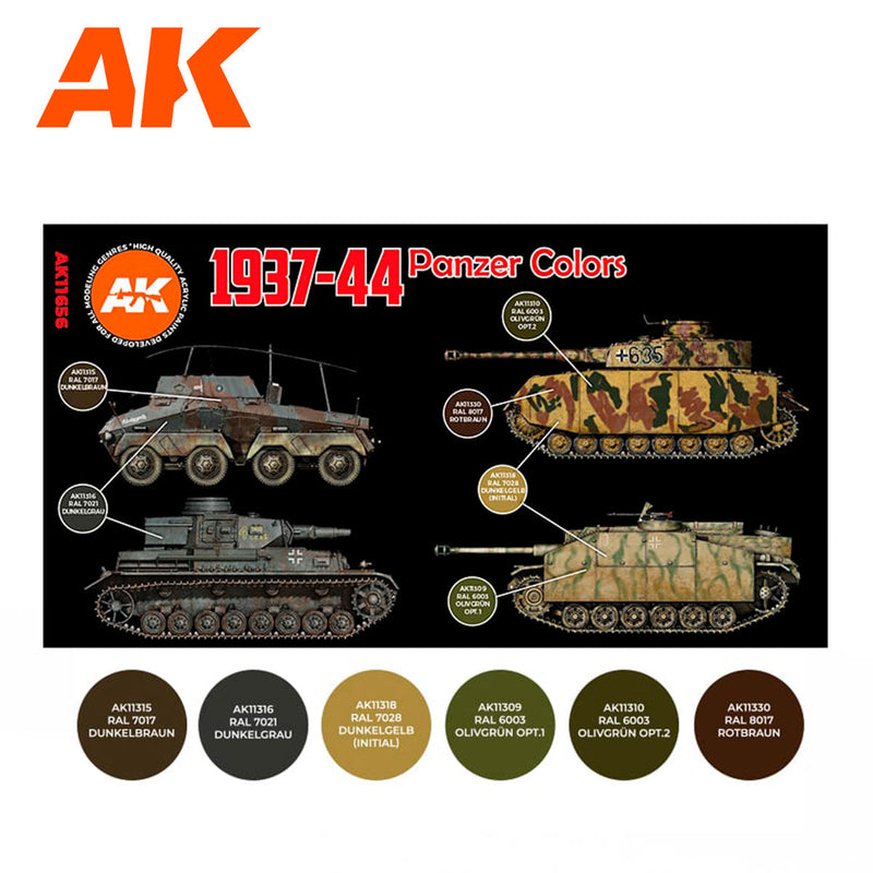AK Interactive - German War Colors 37-44 3G (AK11656)